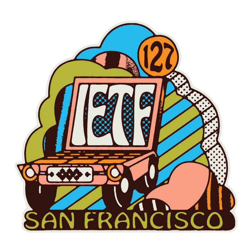 A stylized image representing the IETF 127 San Francisco meeting